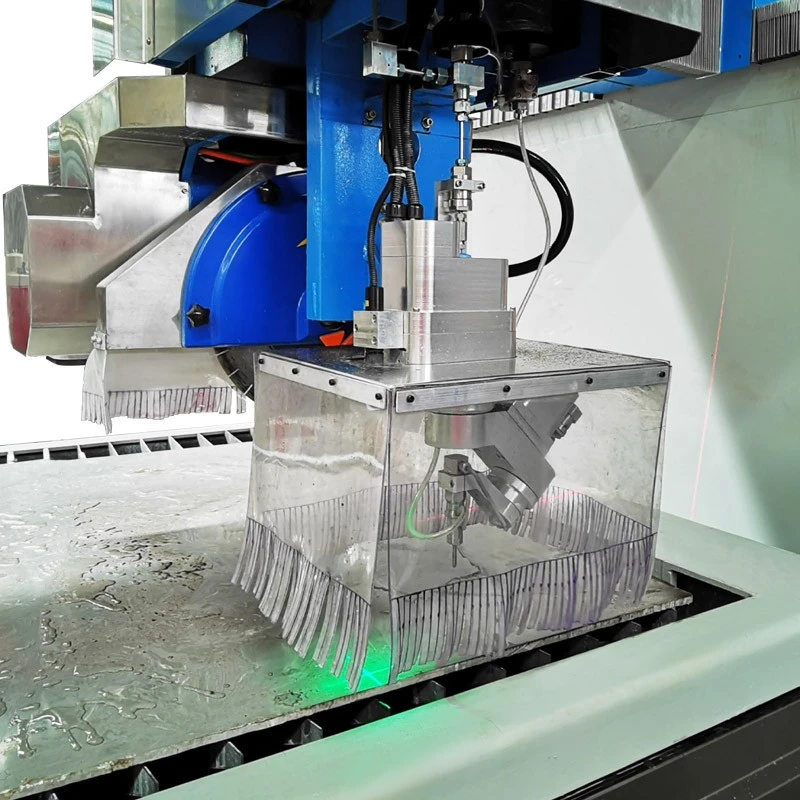 CNC Bridge Saw With Waterjet Cutter factory